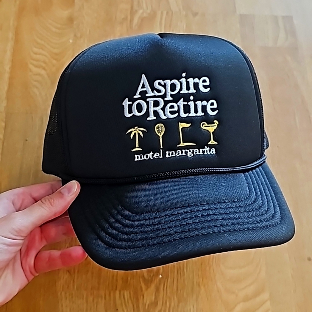 Motel Margarita Aspire to Retire Trucker Hat